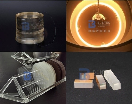 100um LiTaO3 la gaufrette ultra mince épaisse Z a coupé pour des applications de Pyroelectric