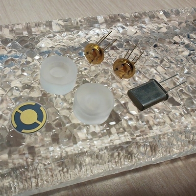 Endcap a enduit aux blancs de quartz pour l'épaisseur cisaillent le capteur de pression de mode
