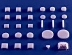 Chips de LiF Mg Cu, P Dosimètre lumineux pour dosimètre personnel et médical