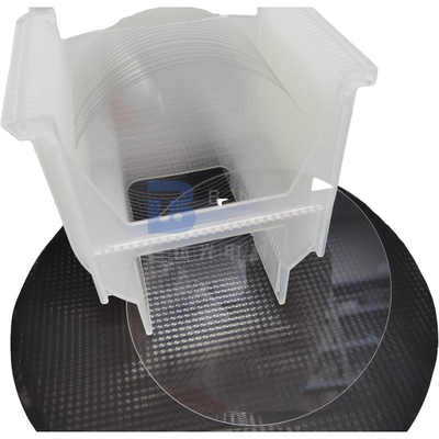 Le côté simple coupé de Crystal Quartz Piezoelectric Wafer Double a poli