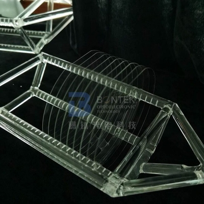 gaufrette piézo-électrique de 4inch 0.5mm avec des angles et la direction coupés conçus de propagation