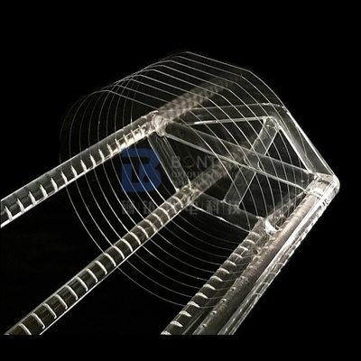 3 côté simple de la gaufrette LiNbO3 64Y 128Y de pouce 0.35mm poli pour la SCIE
