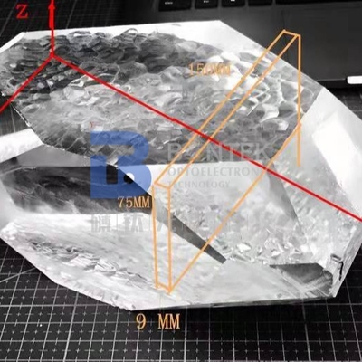 3 pouces gaufrettes de quartz d'optoélectronique de 4 pouces avec l'orientation adaptée aux besoins du client