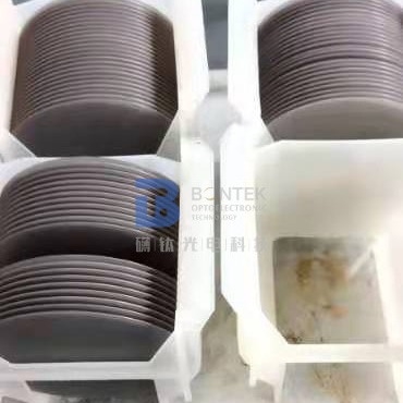 gaufrette de tantalate de lithium de 6" de 0.5mm pour l'optique non linéaire, capteurs infrarouges passifs