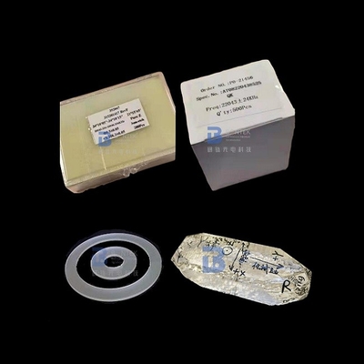 Plano Alpha Quartz Crystal Blanks Handed pour des oscillateurs de minuteur