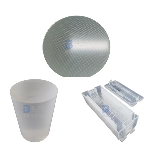 8 pouces 12 pouces JGS1 ont fondu des gaufrettes de quartz pour des lasers et des semi-conducteurs d'optique