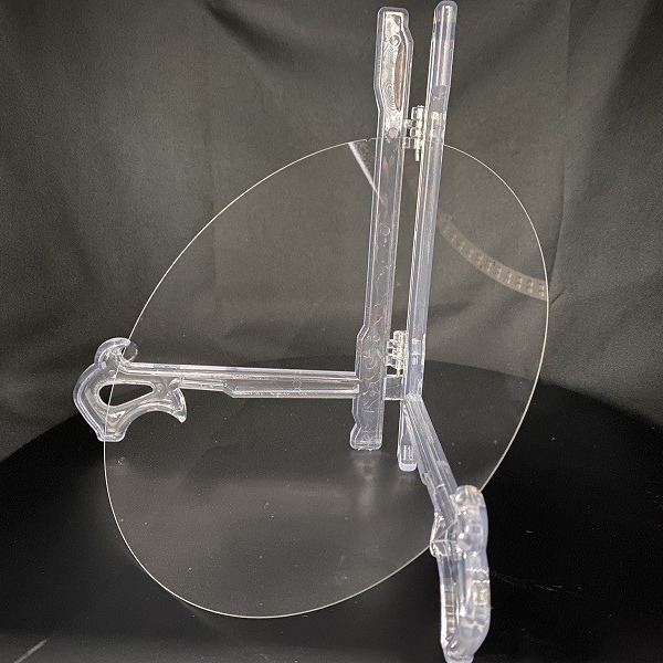 Plaque de verre de silice fondue de 16 ± 2 mm avec rapport d'inspection 5 arc sec