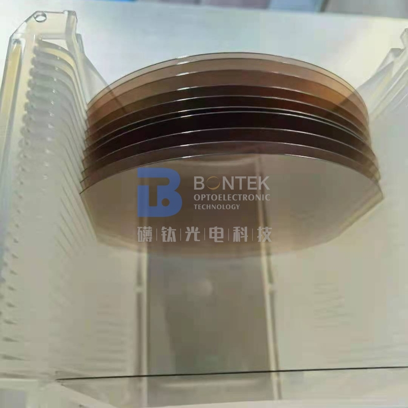 4&quot; gaufrette de tantalate de lithium pour le transducteur piézoélectrique de filtre à bande large à haute fréquence