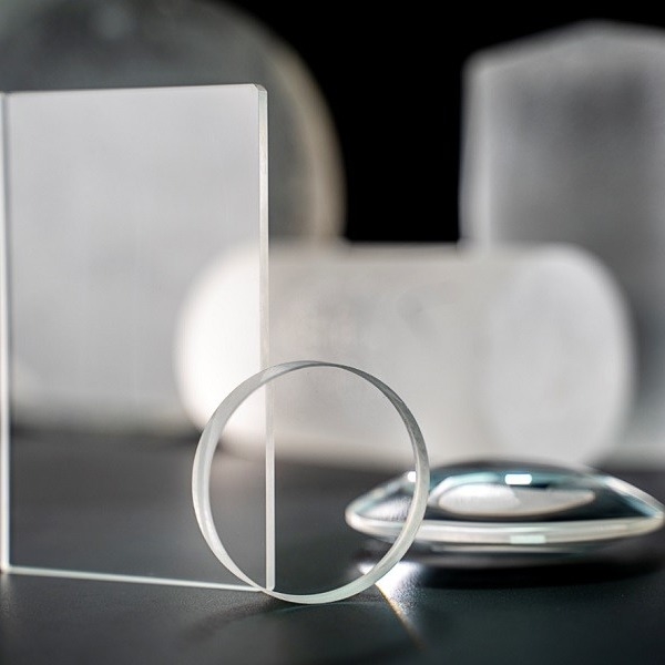 Fenêtre infrarouge de gaufrette de fluorure de calcium pour une gamme de laser IR et applications UV