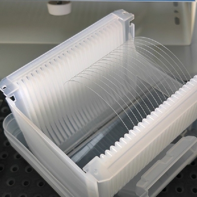 350um a fondu des gaufrettes de transporteur en verre de Borosilicate de quartz de gaufrette de silice