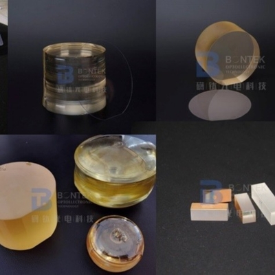 Résistance à hautes températures en cristal optique de gaufrette de dope de MgO de gaufrette de LiNbO3 de 4 pouces